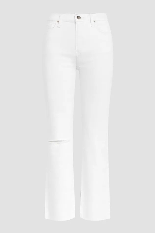 Cropped Women Hudson Jeans Remi HighRise Straight Crop Jean Destructed White Shadow Cropped Women Hudson Jeans Remi HighRise Straight Crop Jean Destructed White Shadow