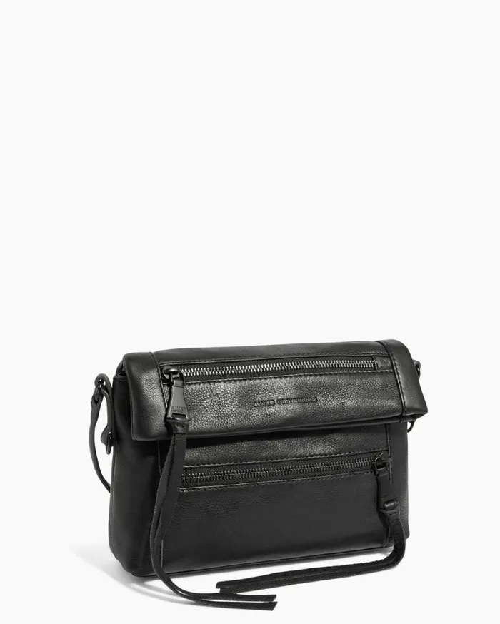 Crosstown Double Entry Crossbody Black Women Aimee Kestenberg Crossbody Bags