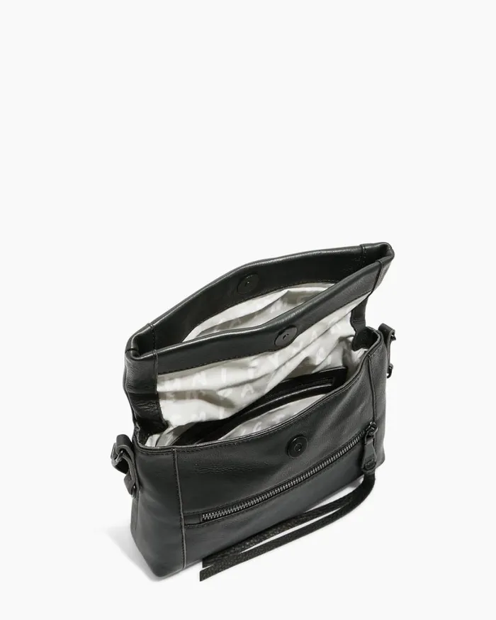 Crosstown Double Entry Crossbody Black Women Aimee Kestenberg Crossbody Bags