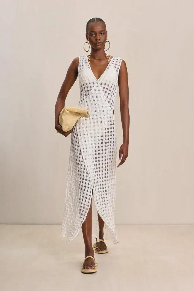 Cult Gaia Cortez Coverup Off White Women Cover Ups