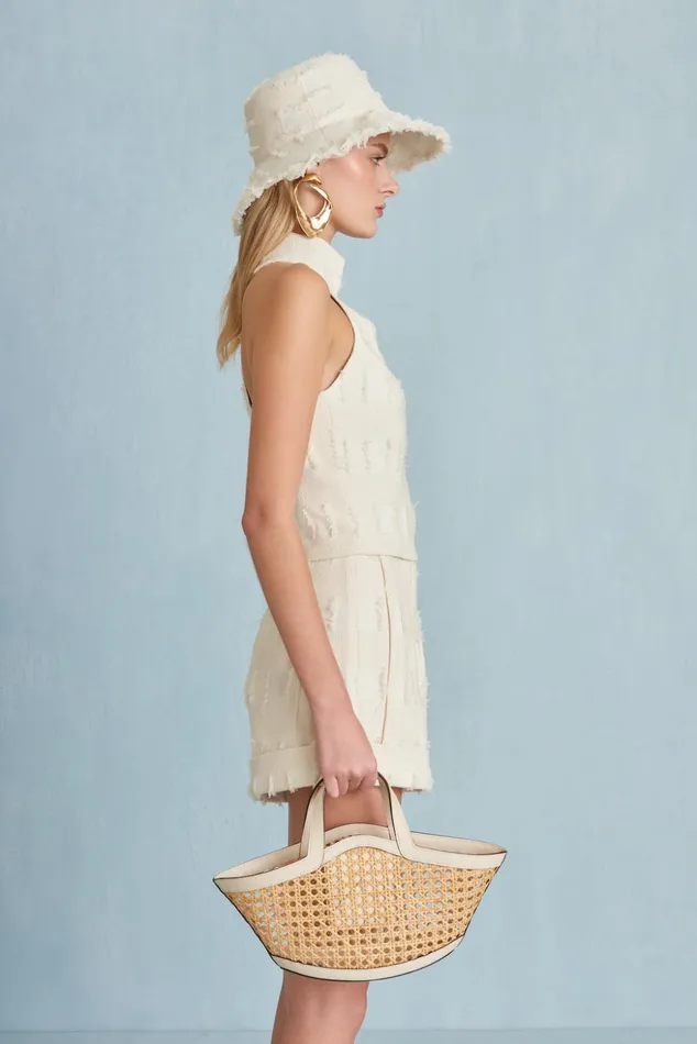 Cult Gaia Dulcie Top Off White Women Tops