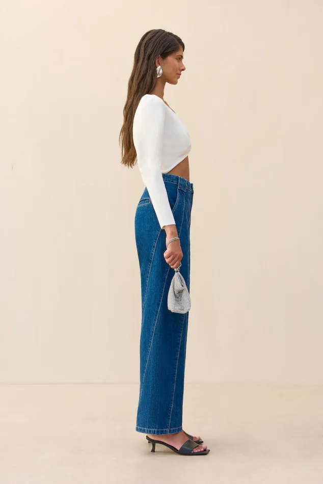 Cult Gaia Ellie Knit Top Off White Women Knits