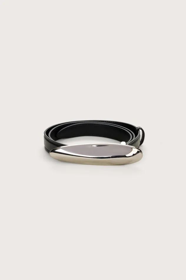 Cult Gaia Fiore Belt Black Women Leather Goods
