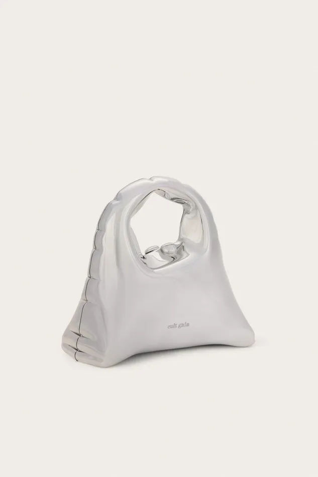 Cult Gaia Inara Bag Shiny Silver Women Mini Bags