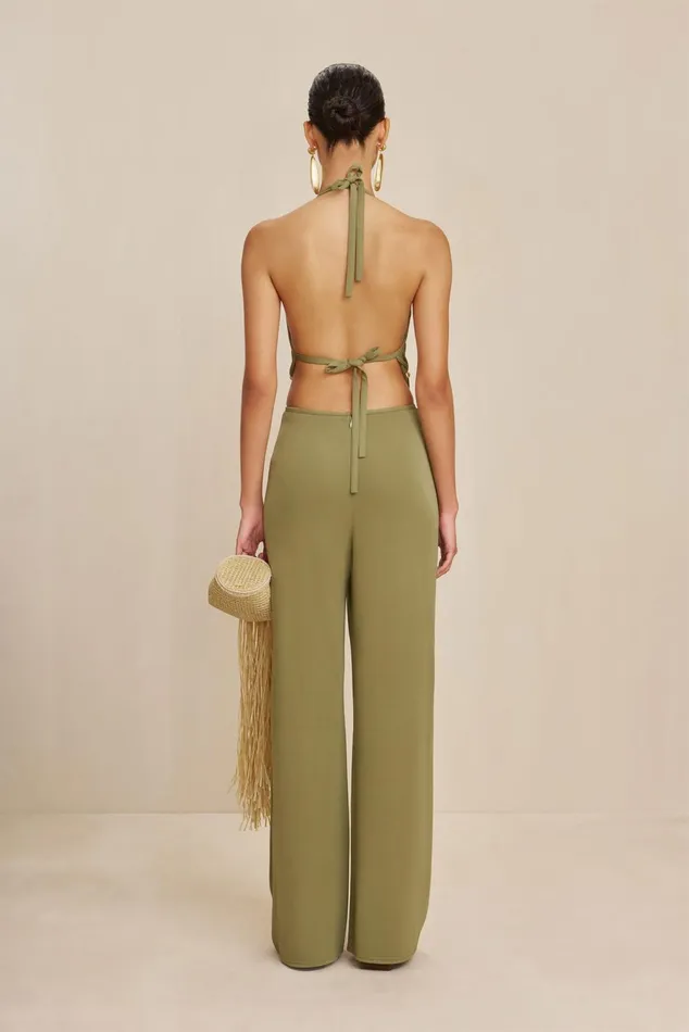Cult Gaia Kora Pant Tea Women Bottoms Cult Gaia Kora Pant Tea Women Bottoms