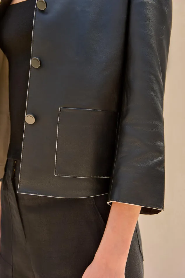 Cult Gaia Layton Blazer Black Women Tops