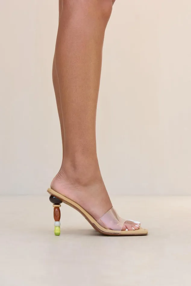 Cult Gaia Mahina Sandal Clear Women Evening