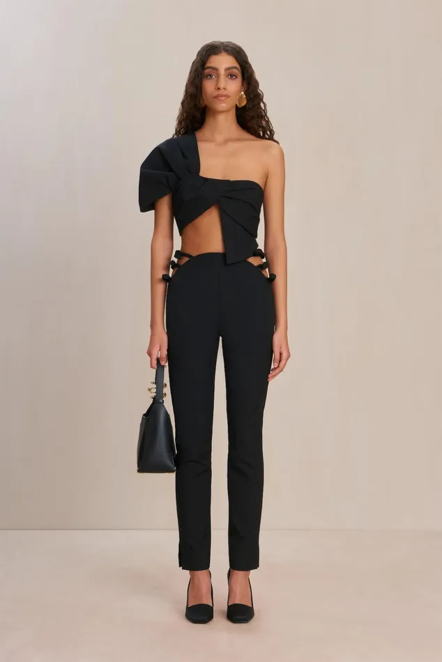 Cult Gaia Malie Pant Black Women Bottoms
