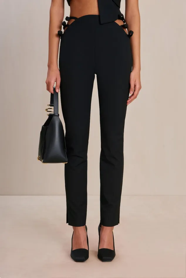 Cult Gaia Malie Pant Black Women Bottoms