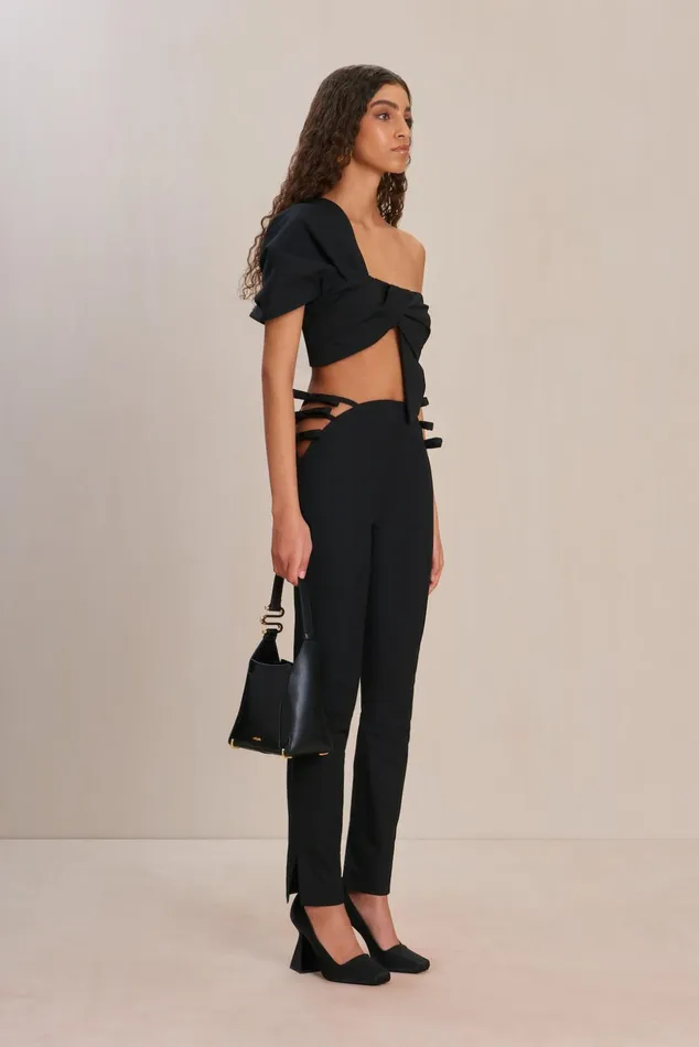 Cult Gaia Malie Pant Black Women Bottoms