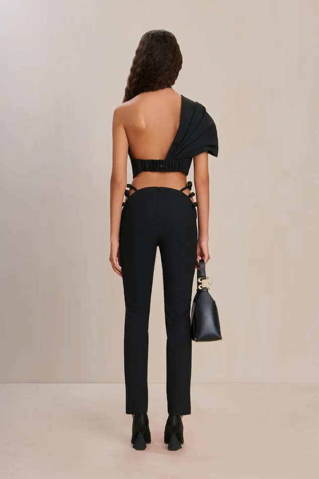 Cult Gaia Malie Pant Black Women Bottoms