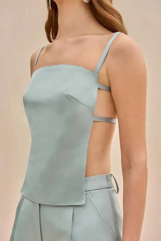 Cult Gaia Meadow Top Hydrangea Women Tops