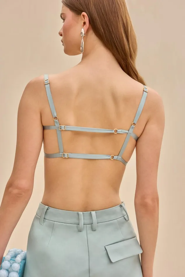 Cult Gaia Meadow Top Hydrangea Women Tops