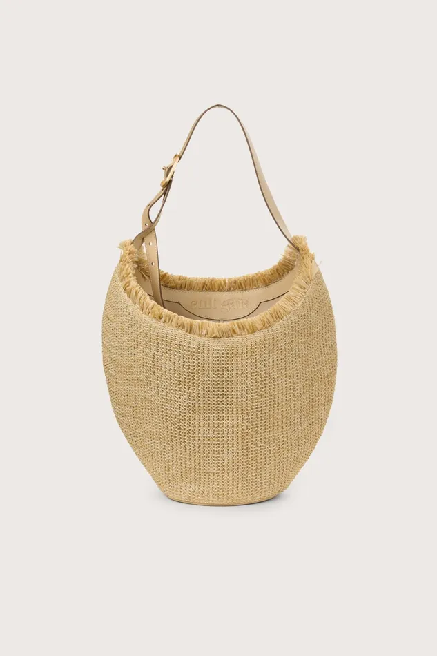 Cult Gaia Odette Tote Natural Women Tote Bags