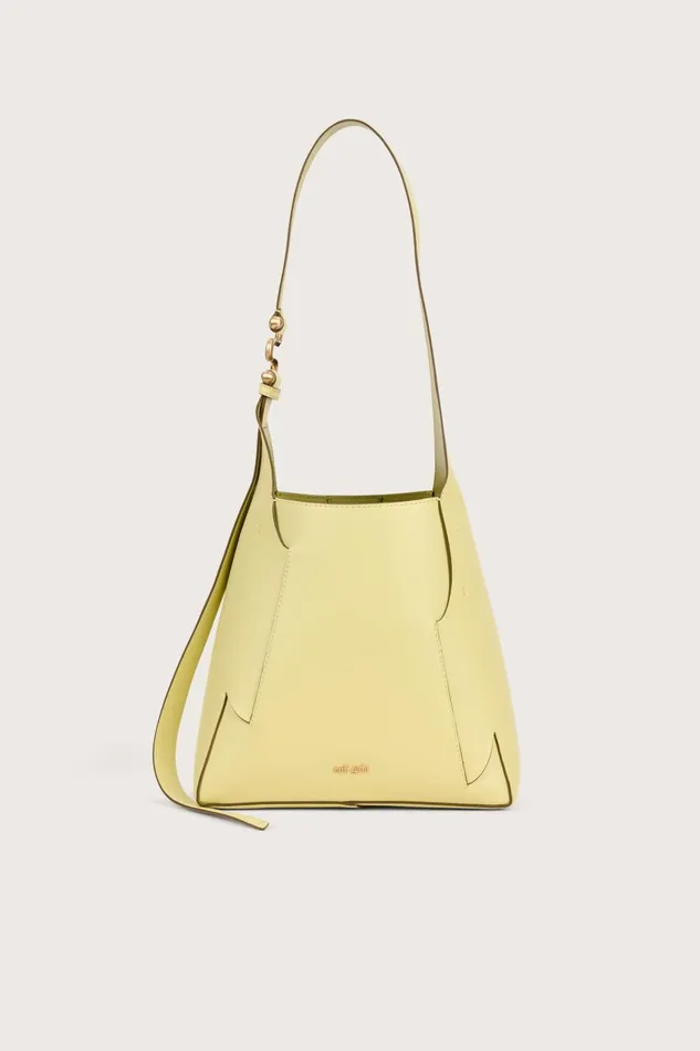 Cult Gaia Simona Shoulder Bag Lemon Sorbet Women Shoulder Bags