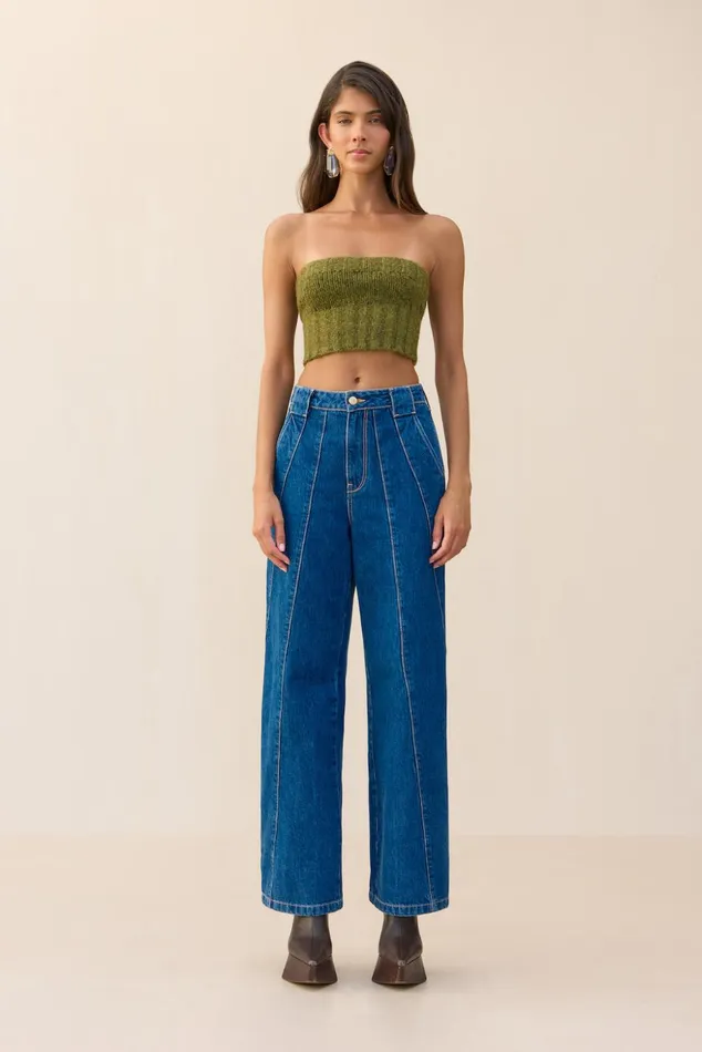 Cult Gaia Virginie Cardigan Set Algae Melange Women Sets
