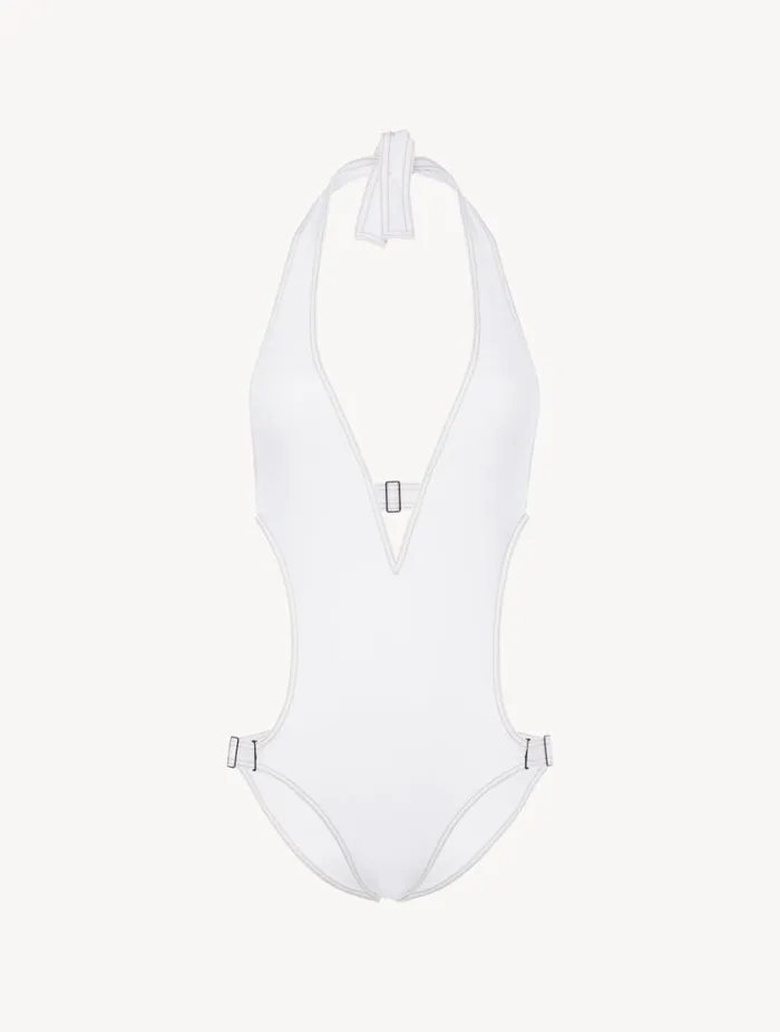 Cutout Swimsuit In White Swim La Perla Bikinis