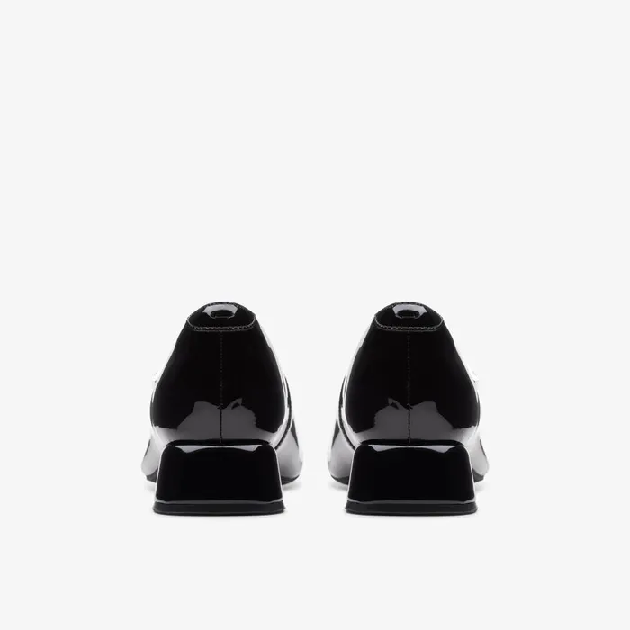 Daiss 30 Shine Black Patent Women Clarks Heels and Pumps