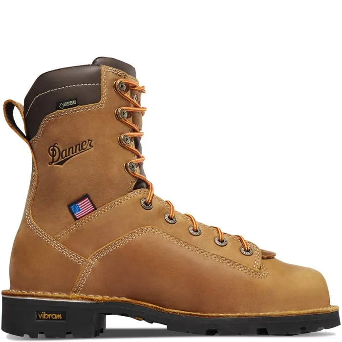 Danner Boots Quarry USA Distressed Brown Alloy Toe 8211 MenWomen