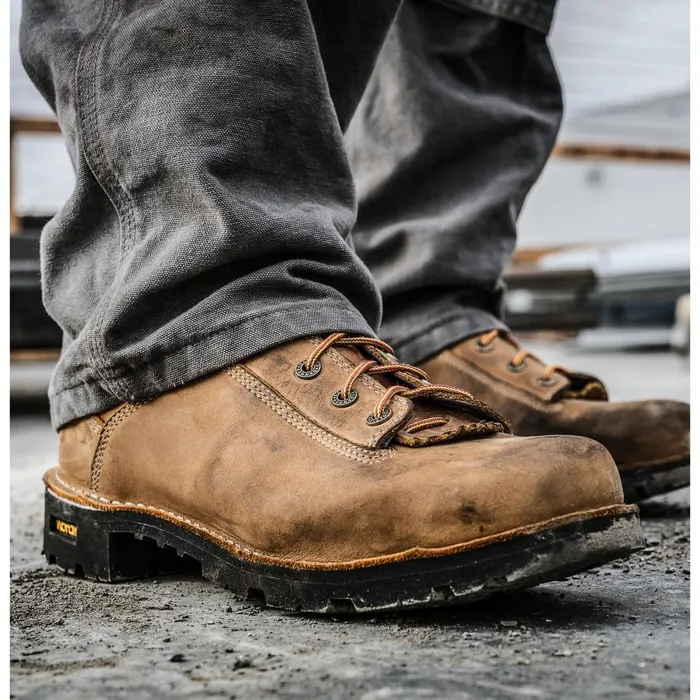Danner Boots Quarry USA Distressed Brown Alloy Toe 8211 MenWomen
