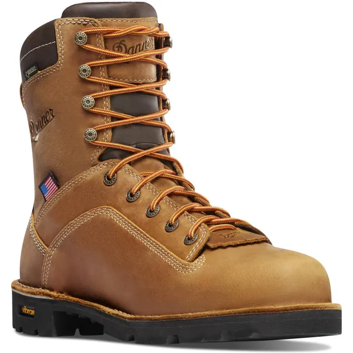 Danner Boots Quarry USA Distressed Brown Alloy Toe 8211 MenWomen