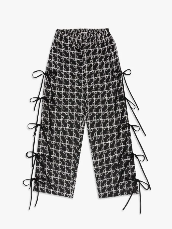 DenimPants Shop Lisa Says Gah Evelyn Bow Tie Pant