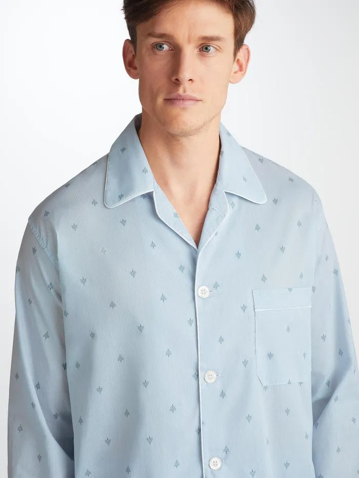 Derek Rose Classic Fit Pajamas Nelson 100 Cotton Batiste Blue Men Classic Fit Pajamas Derek Rose Classic Fit Pajamas Nelson 100 Cotton Batiste Blue Men Classic Fit Pajamas