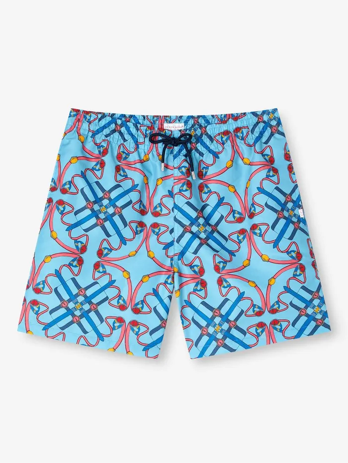 Derek Rose Swim Shorts Maui 57 Multi Men Classic Fit Swim Shorts