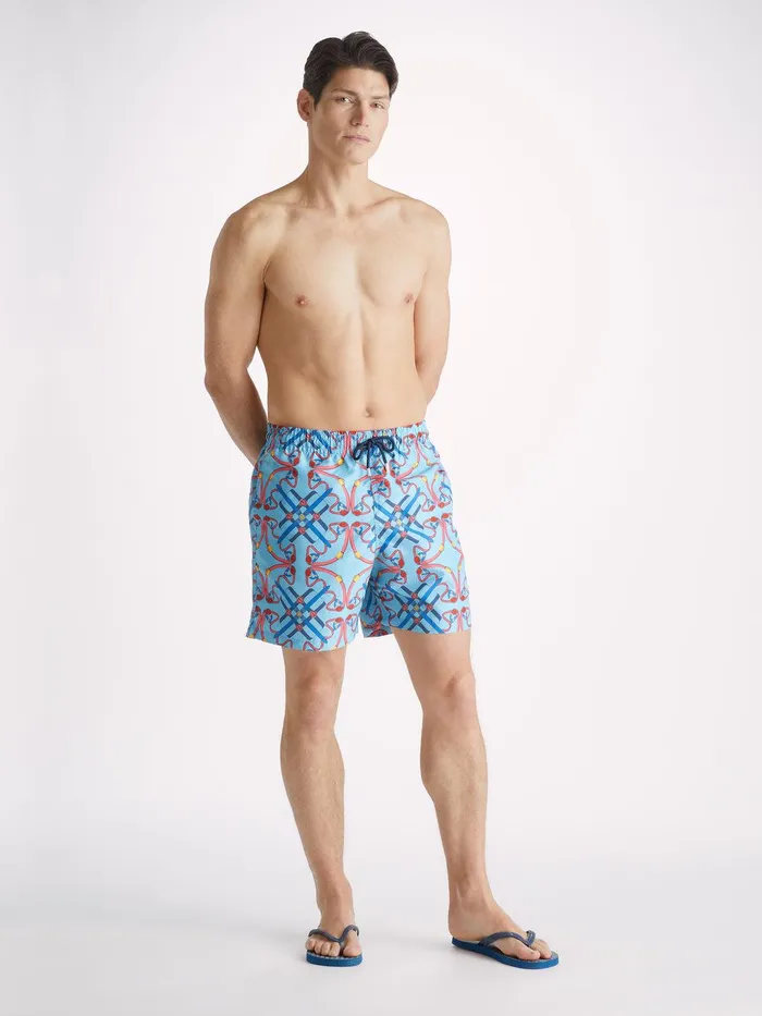 Derek Rose Swim Shorts Maui 57 Multi Men Classic Fit Swim Shorts