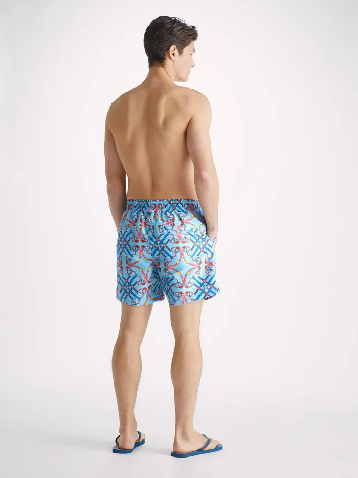 Derek Rose Swim Shorts Maui 57 Multi Men Classic Fit Swim Shorts