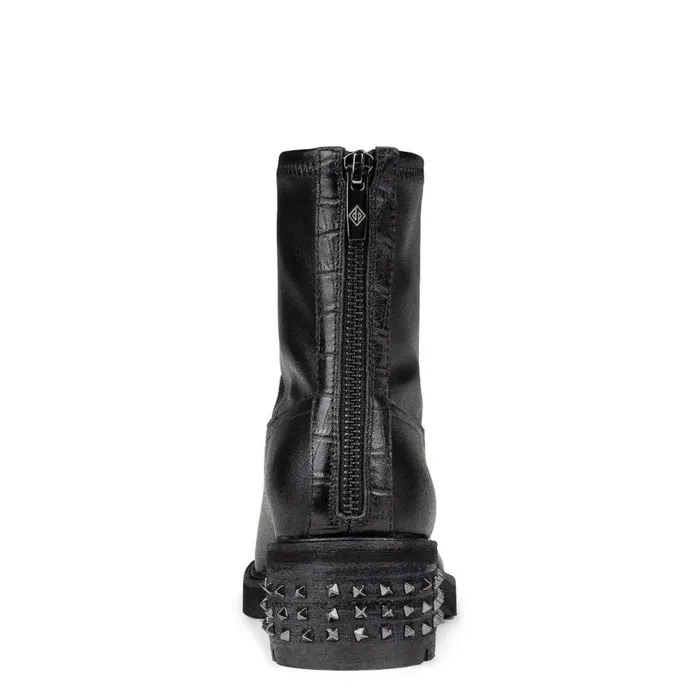 Donald Pliner Boot ERYNA Black Leather Studded 8211 Women Donald Pliner Boot ERYNA Black Leather Studded 8211 Women