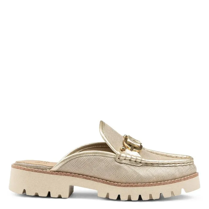 Donald Pliner Casual ELTA Platino Raffia 8211 Women