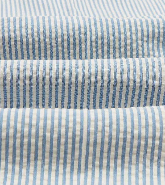 Drake039s Blue And White Seersucker Games Trousers Men Trousers