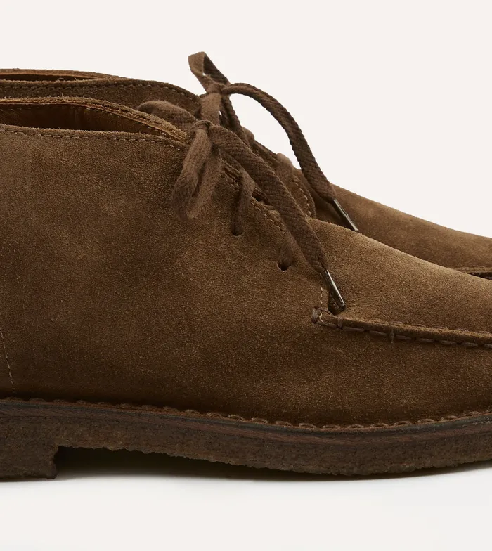 Drake039s Crosby MocToe Chukka Boot Tobacco Suede Men Chukkas