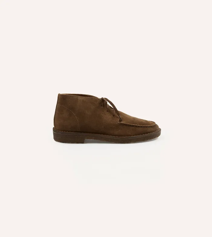 Drake039s Crosby MocToe Chukka Boot Tobacco Suede Men Chukkas