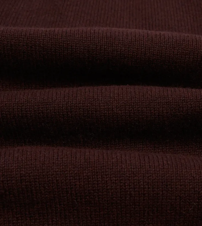 Drake039s Dark Brown Lambswool 6 Button Cardigan Men Knitwear