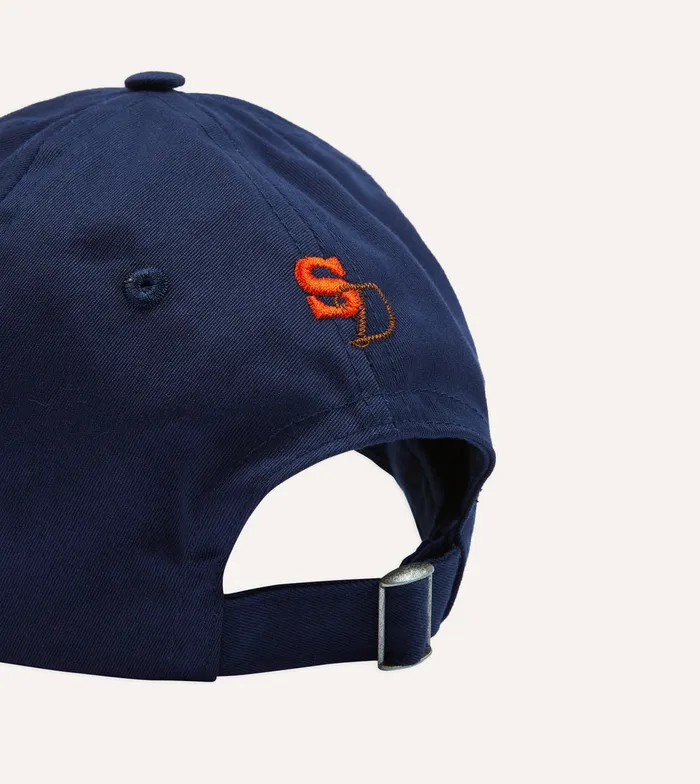 Drake039s Drake039s By Sebago Navy Fish Cotton Twill Baseball Cap Men Hats