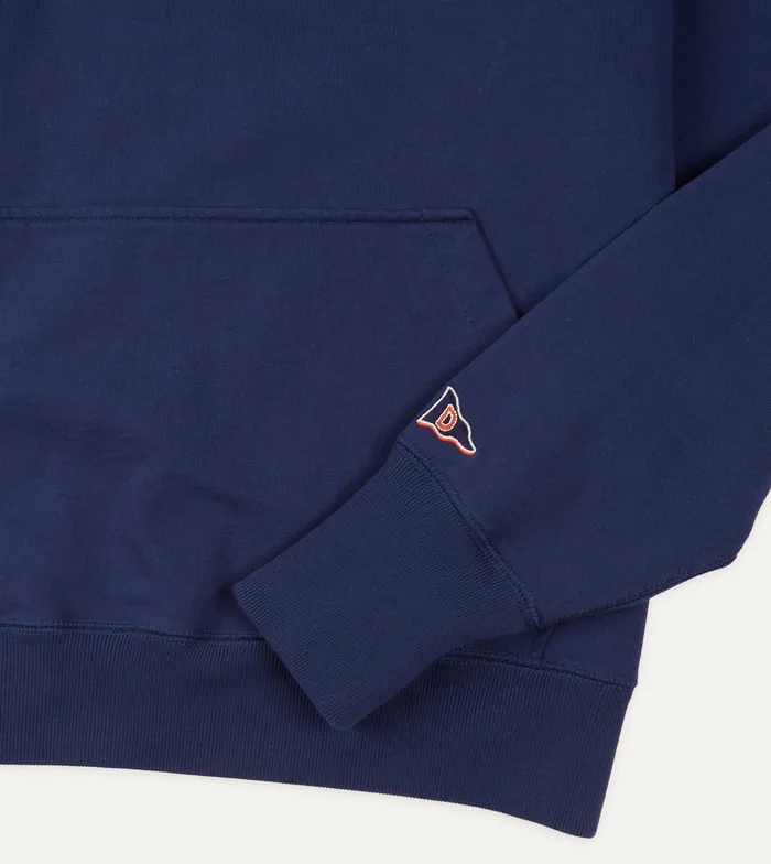 Drake039s Navy Cotton Quarter Zip Sweatshirt Men Polos and Sweatshirts