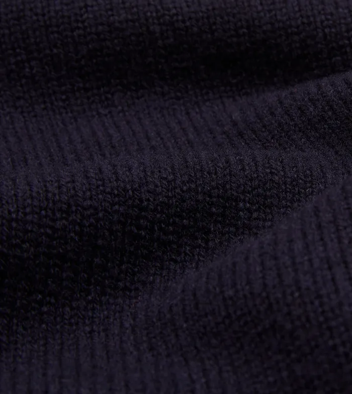 Drake039s Navy Lambswool 6 Button Cardigan Men Knitwear