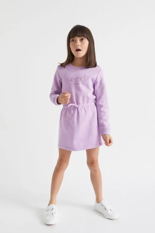 Dresses Girl Seed Heritage Core Logo Dress Lilac