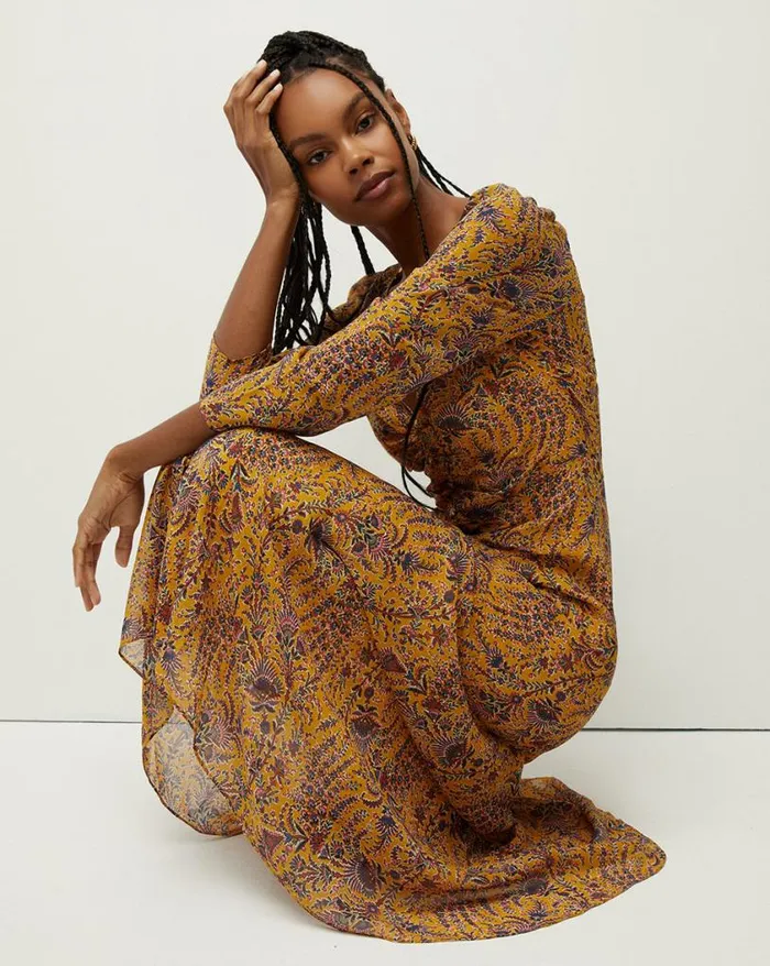Dresses Shop Veronica Beard Ferrara Dress Saffron Multi