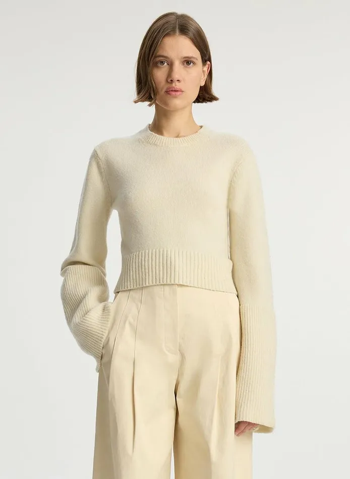 Dresses Women ALC Clover Wool Sweater Natural