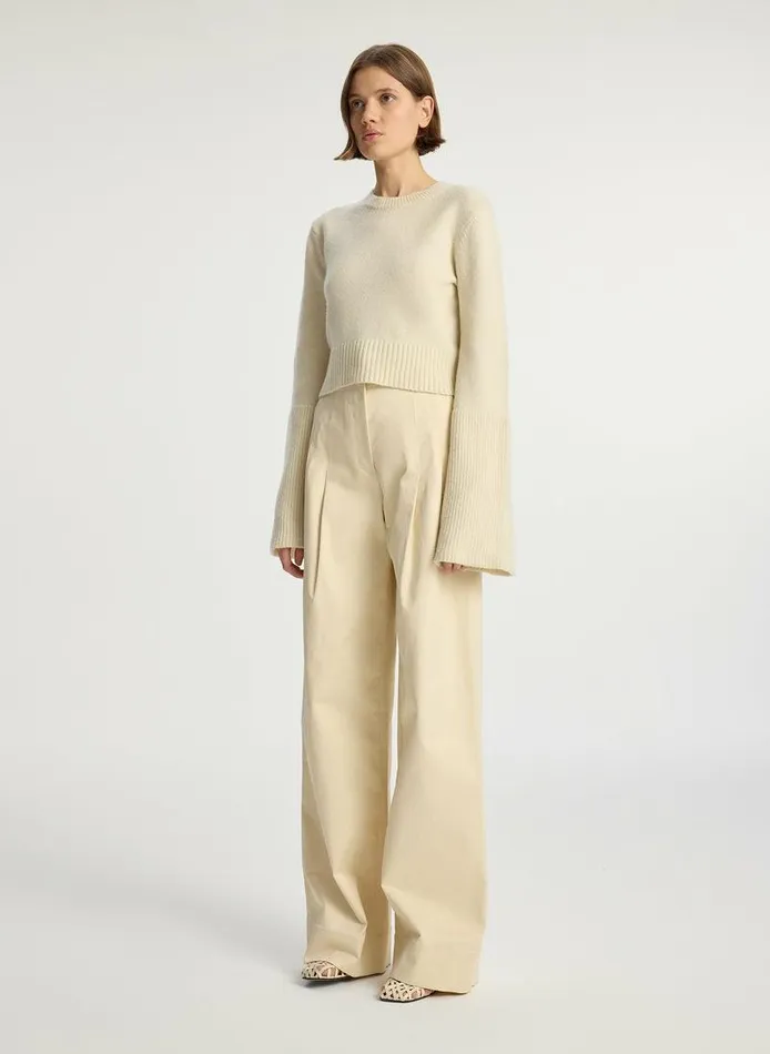 Dresses Women ALC Clover Wool Sweater Natural Dresses Women ALC Clover Wool Sweater Natural