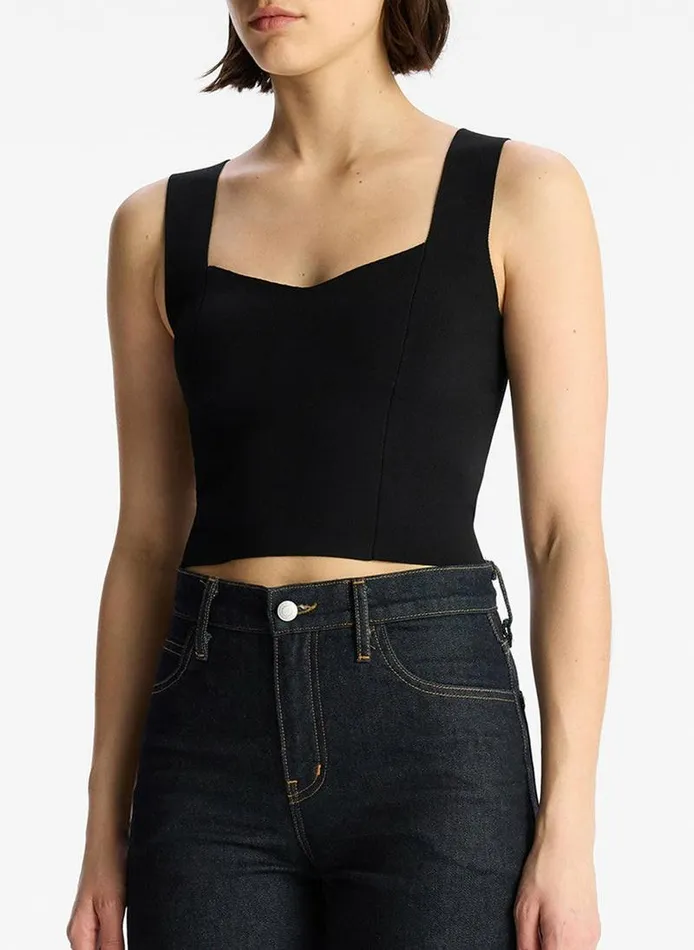 Dresses Women ALC Jordana Compact Knit Top Black