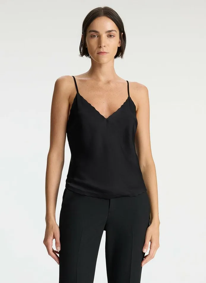 Dresses Women ALC Malia Scalloped Camisole Top Black