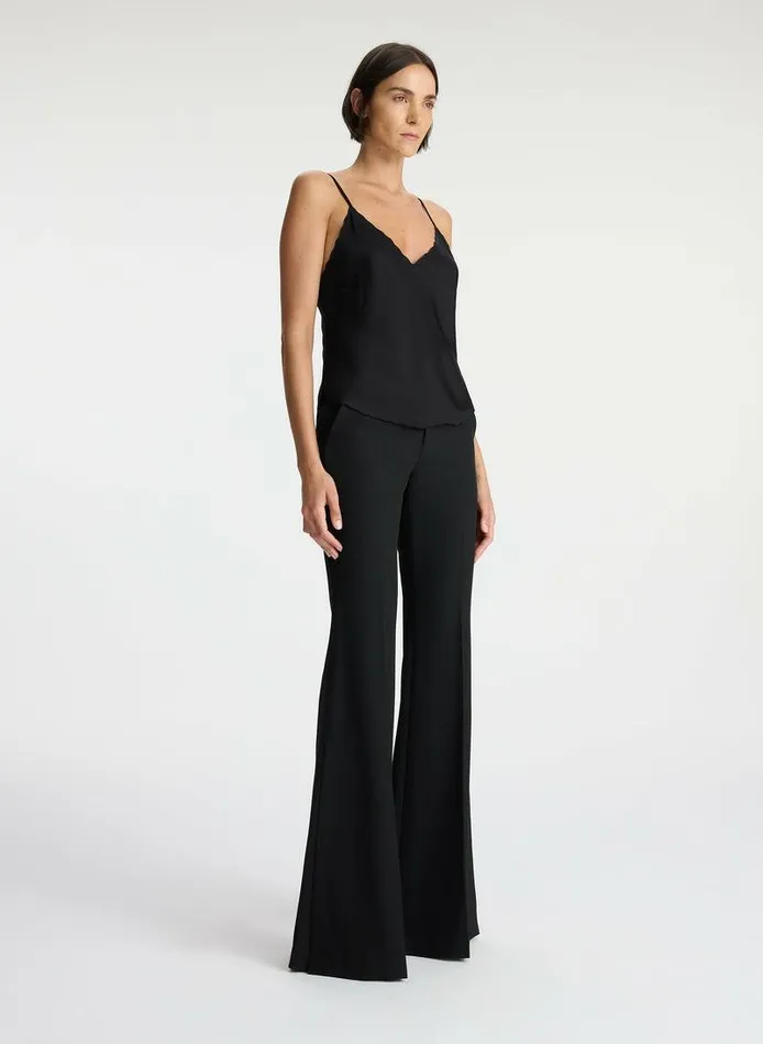 Dresses Women ALC Malia Scalloped Camisole Top Black Dresses Women ALC Malia Scalloped Camisole Top Black