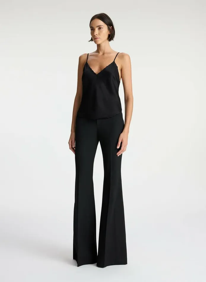 Dresses Women ALC Malia Scalloped Camisole Top Black Dresses Women ALC Malia Scalloped Camisole Top Black