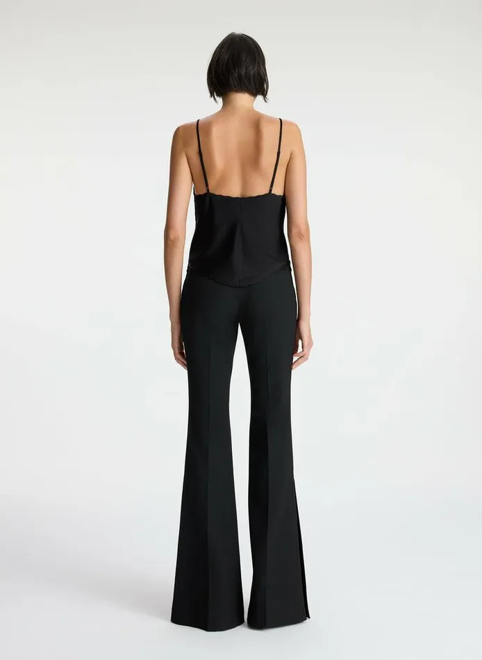 Dresses Women ALC Malia Scalloped Camisole Top Black Dresses Women ALC Malia Scalloped Camisole Top Black
