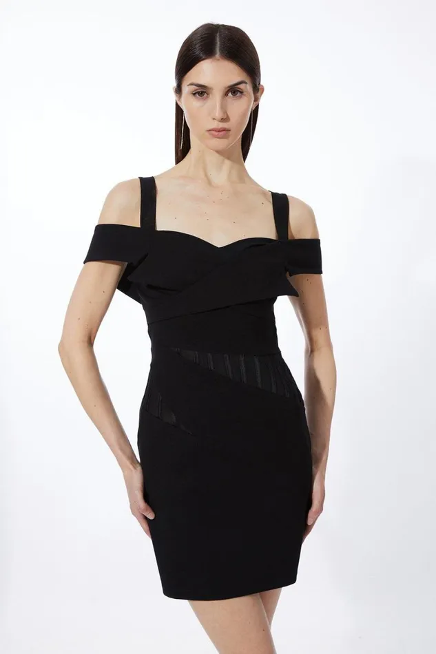 Dresses Women Karen Millen Petite Ponte And Power Mesh Jersey Maxi Dress Black Dresses Women Karen Millen Petite Ponte And Power Mesh Jersey Maxi Dress Black