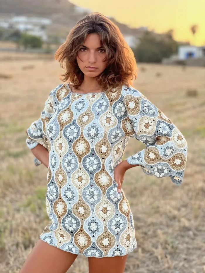 Dresses Women Rose Carmine DRESS SLEEVES 34 LUXURY GOLD and SILVER